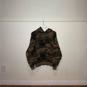 Vintage 90s West 49 Skater Camo Hoodie